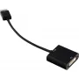 DisplayPort 1.2 > DVI24+1 pārveidotājs, kabelis melns, 15 cm