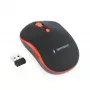 GEMBIRD MUSW-4B-03-R Bezvadu optiskā pele MUSW-4B-03-R 1600 DPI nano USB Melna-Sarkana
