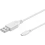 Microconnect USBABMICRO5W USB kabelis USB 2.0 5 m USB A Micro-USB B Balts