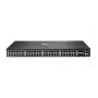 HPE - Aruba sērija - Aruba 6300F - pārvaldāms 3. līmeņa slēdzis - 48 x 10/100/1000 + 4 x 1 Gigabit / 10 Gigabit / 25 Gigabit / 50 Gigabit SFP56 (augšupsaites / kaskadēšanas) priekšējā un sānu līdz aizmugurei