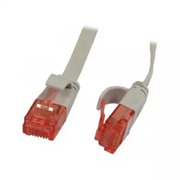 komutācijas kabelis RJ45 - CAT6 250Mhz - 3m gray - UTP(U/UTP) - PVC - flat - Synergy 21 -