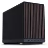 Lian Li A3-mATX Micro Tower korpuss — Micro-ITX/Micro-ATX, koka un melnā krāsā, atbalsta ATX/SFX/SFX-L barošanas blokus