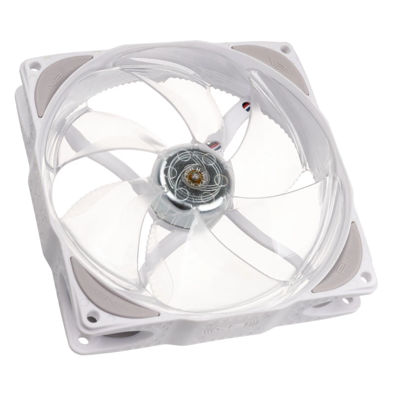 NOISEBLOCKER B12X-P 120mm ARGB korpusa ventilators, balts