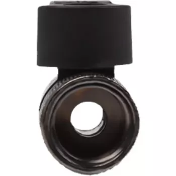 Alphacool 2-way ball valve G1/4 - Melns Nickel (17354)