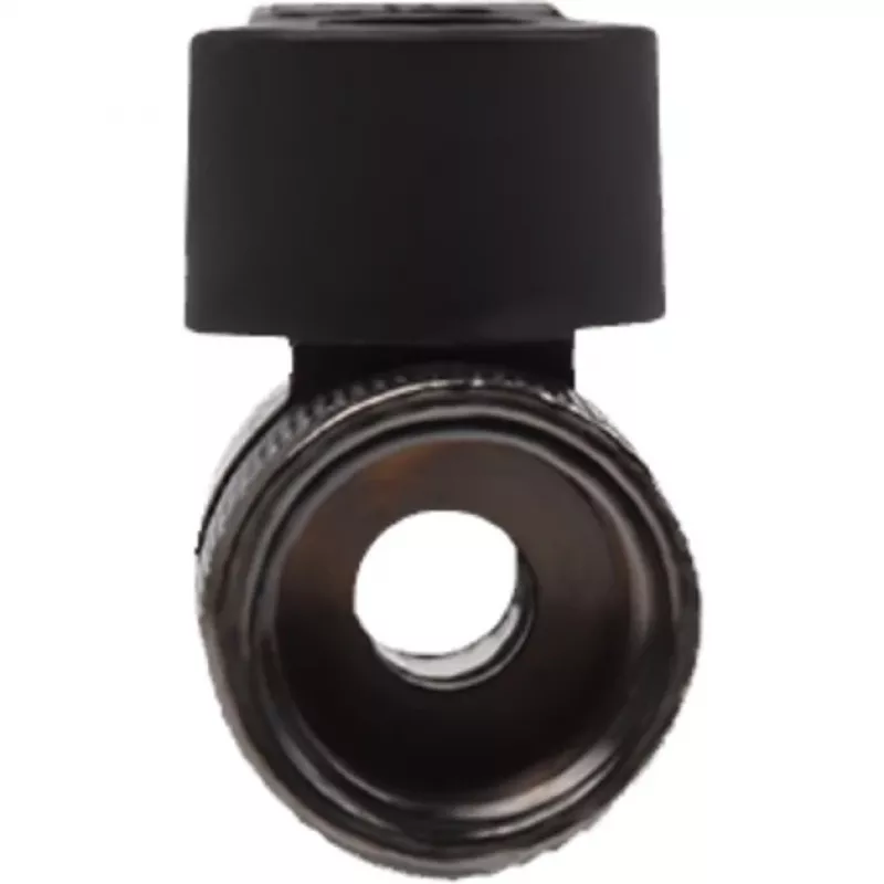 Alphacool 2-way ball valve G1/4 - Melns Nickel (17354)