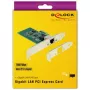DeLock PCI Express karte > 1 x Gigabit LAN - tīkla adapteris - PCIe 2.1 Low-Profile - Gigabit Ethernet