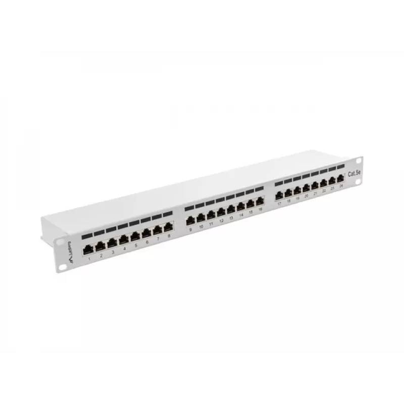 Plāksteru panelis 1U Lanberg PPS5-1024-S
