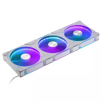 Phanteks D30-140 140mm balta PWM Case Fan 3-pack — 140x30 mm, 250–1800 RPM, FDB