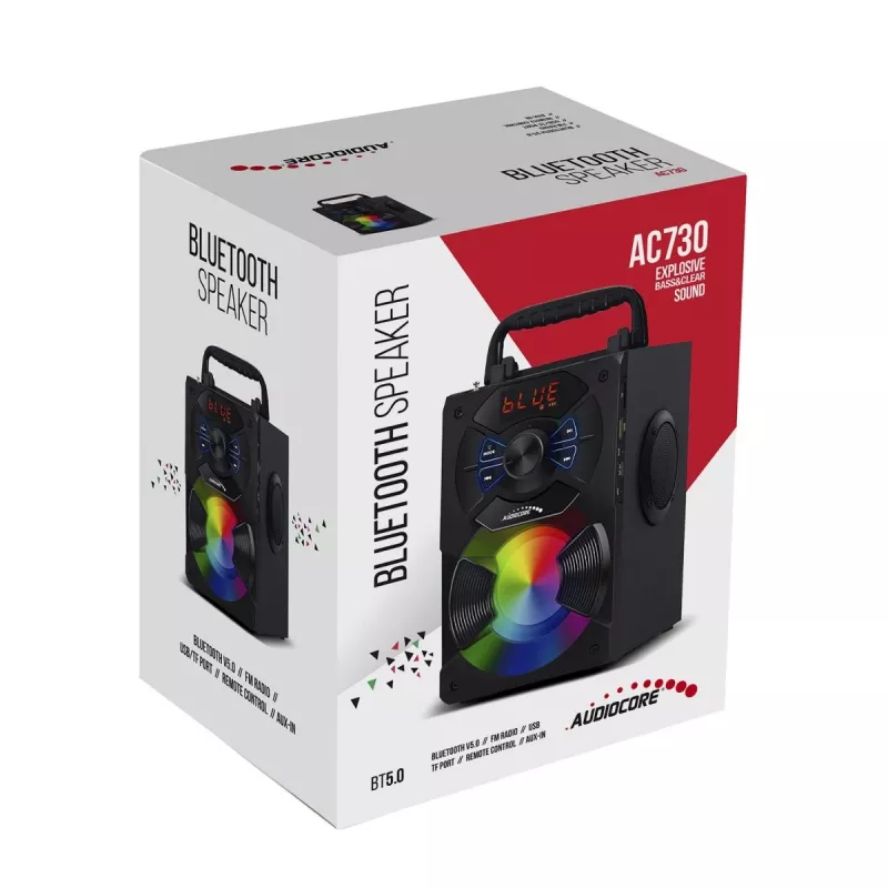 Bluetooth skaļrunis Audiocore AC730, melns