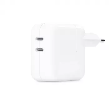 Mobilo ierīču lādētājs Apple MW2K3ZM/A 2 USB Type-C pieslēgvietas Balts