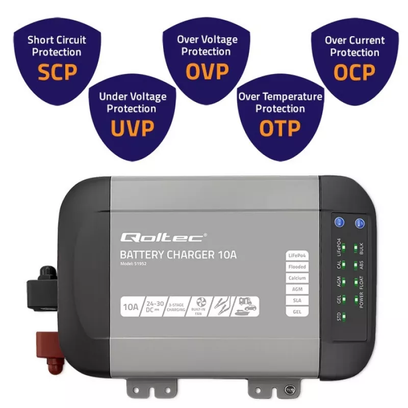Qoltec 51952 akumulators melns