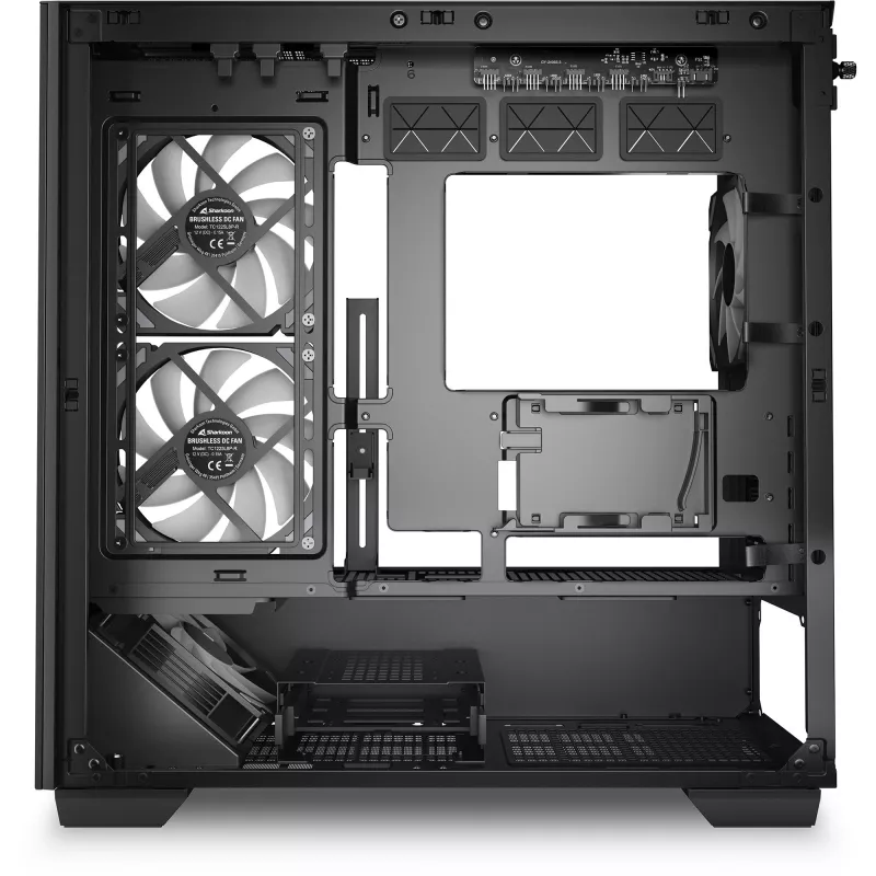 Datora korpuss Sharkoon Elite Shark CM100 Tower Micro-ATX, bez PSU, melns