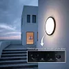 LED lampa ar PIR sensoru MACLEAN MCE525 B — āra sienas lampa, ar kustības aktivizētu LED