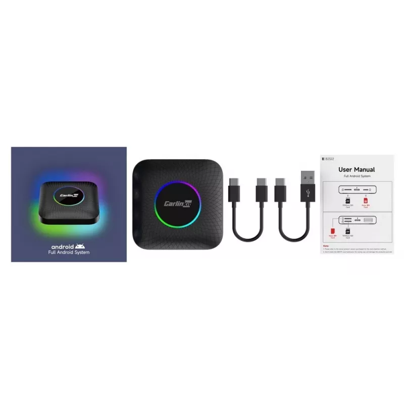 CarlinKit CPC200-Tbox Ambient Wireless adapter 8GB/128GB Melns