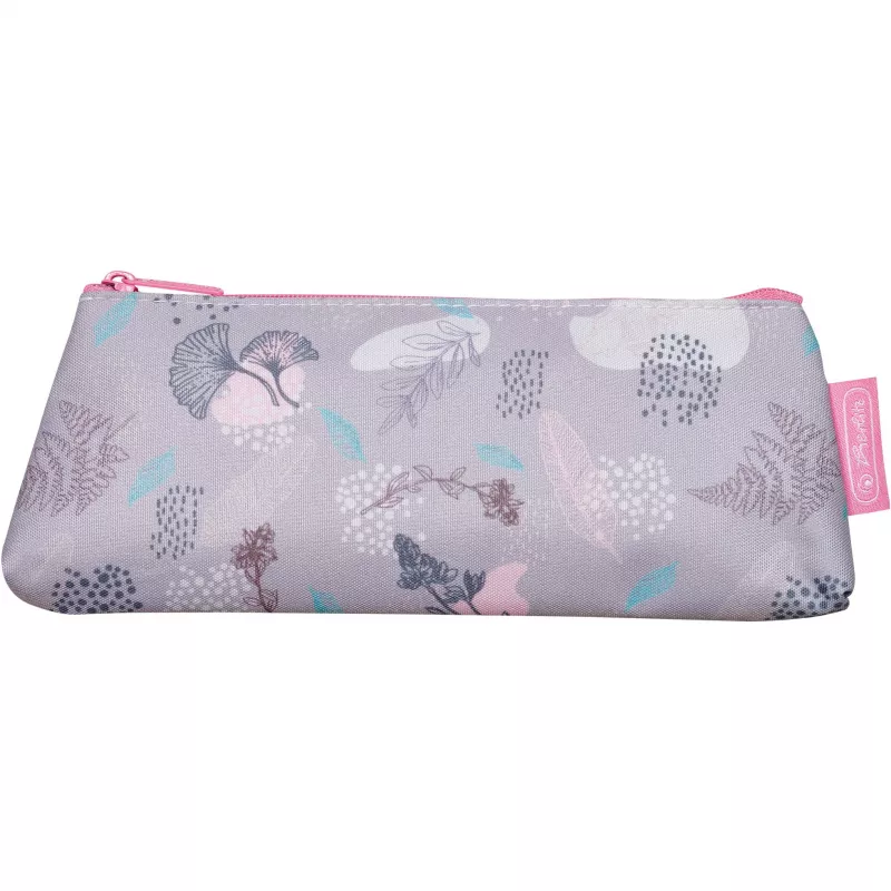 Penālis Herlitz Delicate Gingko Soft Polyester Pink violeta