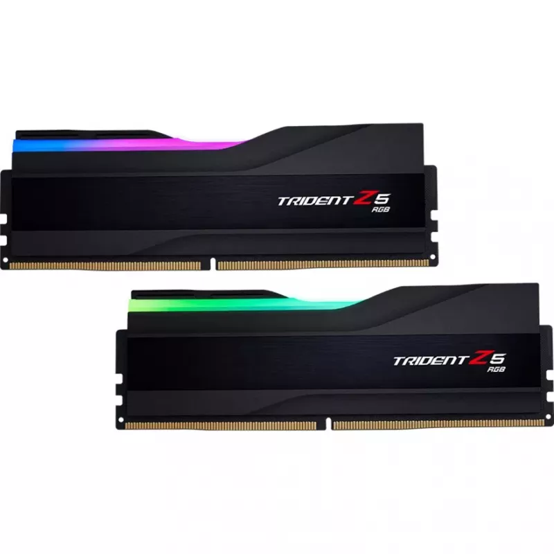 G.Skill Trident Z5 RGB 96 GB (2x48 GB) DDR5-6400 CL30 operatīvās atmiņas komplekts, melna