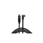 Tether Tools TetherPro USB-C uz USB-C leņķveida melns