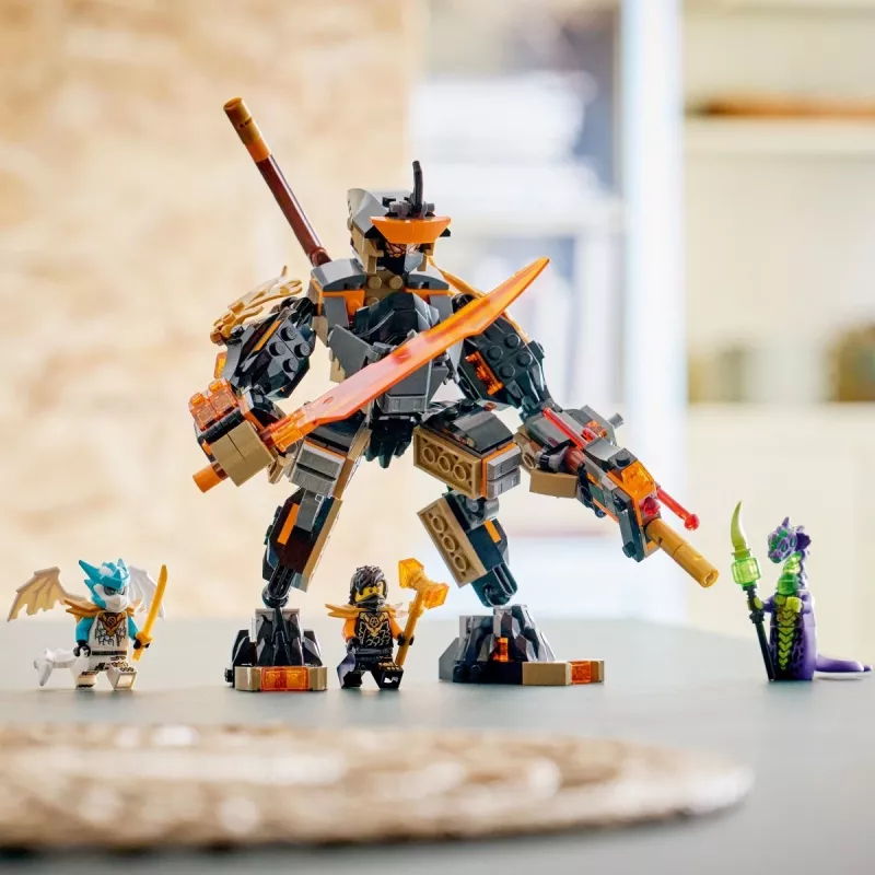 LEGO NINJAGO 71854 Kola misijas mehs un pūķis Zane