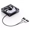 120mm ARGB PWM korpusa ventilators Jonsbo ZA-120 melns, modelis ZA-120B
