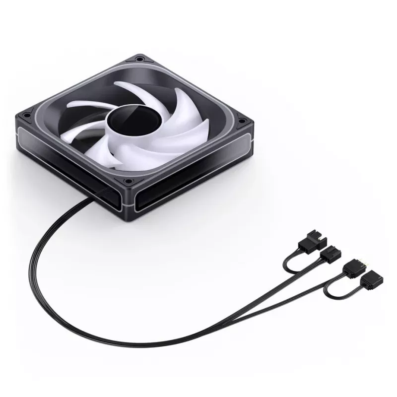 120mm ARGB PWM korpusa ventilators Jonsbo ZA-120 melns, modelis ZA-120B