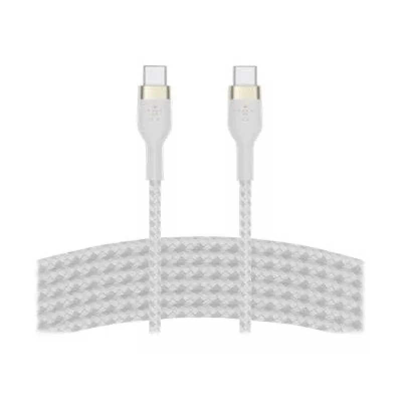 Belkin BOOSTCHARGE PRO Flex USB kabelis 3 m USB 2.0 USB C balts (CAB011BT3MWH)