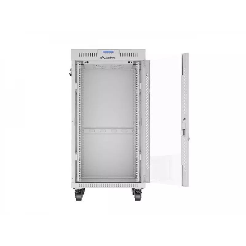Rack cabinet LANBERG FF01-6822-12SL 22U freestanding rack, 1233×600×800 mm, IP20, 1200 kg