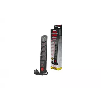 USB lādētājs Acar F4 PD 3.0 QC 4 porti 3 m kabelis