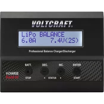 Akumulatora lādētājs Voltcraft V-Charge 60 12V 6A — daudzfunkciju lādētājs 12 V svina-skābes akumulatoriem
