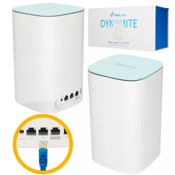 Mesh sistēma Extralink DYNAMITE C31 AC3000 divjoslu Wi‑Fi 5