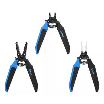 Pincetes komplekts iFixit IF145-550-1 precīzijas pincetes ar ergonomisku rokturi, maza remonta instrumentu komplekta sastāvdaļas