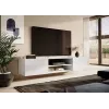 TV skapis cama meble SLIDE 200K, 200 x 40 x 37 cm, spīdīgi balts, skaidu plātnes virsma