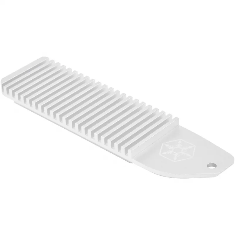 SilverStone SST-TP06 alumīnija M.2 SSD radiators PlayStation 5, sudrabs