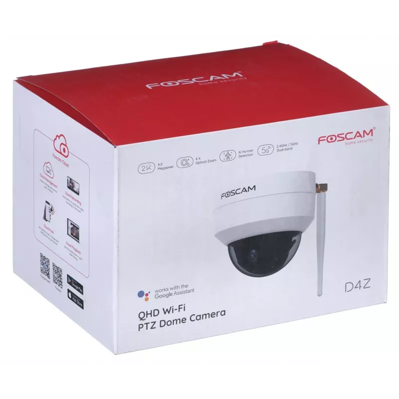 Foscam D4Z Bulb IP drošības kamera iekštelpām un ārā 2304 x 1536 pikseļi Griestu stiprinājums