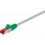 Wentronic goobay - krustotais kabelis - RJ-45 (V) uz RJ-45 (V) - 7,5 m - SFTP, PiMF - CAT 6 - veidots, bez aizķeršanās - pelēks, zaļš (33280)