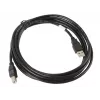 Lanberg CA-USBA-10CC-0030-BK USB kabelis 3 m USB 2.0 USB B melns (CA-USBA-10CC-0030-BK)