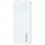 Pārnēsājams ārējais akumulators usams PB80 10000mAh 20W PD balts