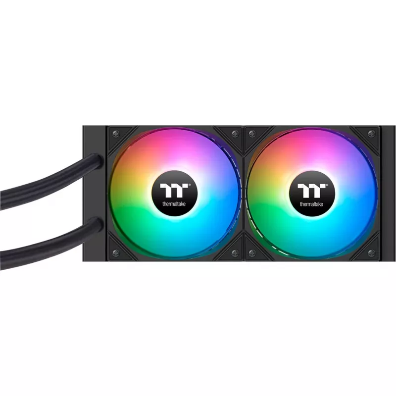 Šķidruma dzesēšanas komplekts Thermaltake LA240-S ARGB 12 cm melns