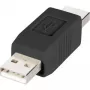 USB kabelis Renkforce RF-4079673 tips A uz tipu A, melns, modelis 29212C2A
