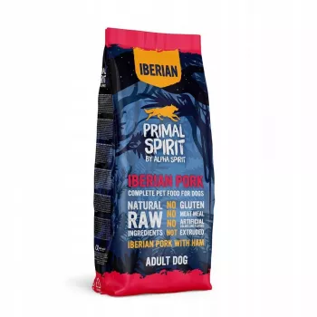 Sausā suņu barība alpha spirit Karma Primal Spirit Iberian Pork Adult 12 kg pilnvērtīga barība