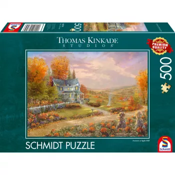 Thomas Kinkade Studios: Herbst in Apple Hill, puzle 500 gab.