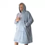 Glovii GU1G apsildāmais pončo ziemas sportam, aizsardzībai, unisex, poliesteris, pelēks