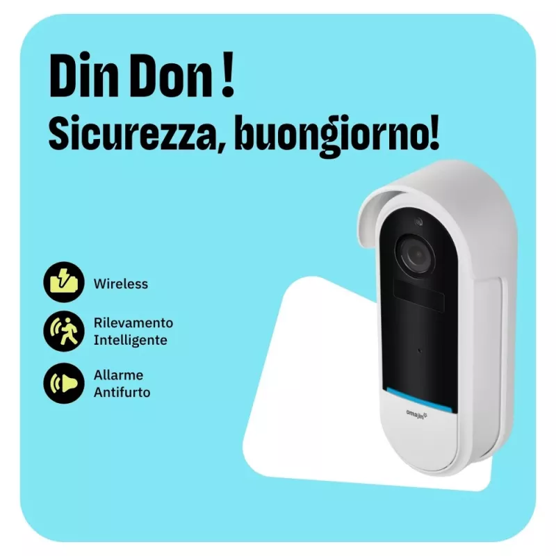 omajin by Netatmo OWC-01-EU Wi-Fi 4 IP drošības kamera