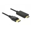 Video kabeļa adapteris DeLOCK 85318 DisplayPort uz HDMI 3 m melns