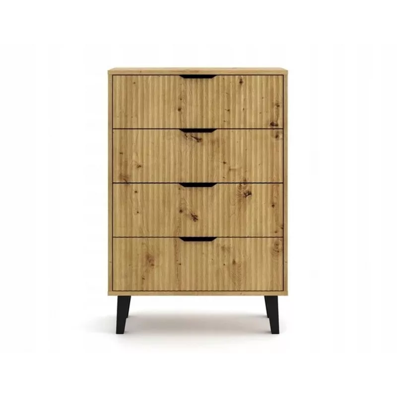 SCANDI 4S plāns ozols ARTISAN kumode