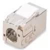 Digitus CAT 6A kompaktais keystone modulis, ekranēts, bezinstrumentu montāžas savienojums, 4 gab.