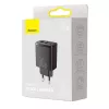 Baseus 30 W USB lādētājs QC PD3.0 Type C PD ātra uzlāde, ātrs tālruņa lādētājs iPhone 17 16 15 14 13 12 Pro Max Xiaomi Samsung