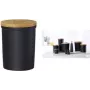 Uzglabāšanas burka ritzenhoff & breker Jasper Melns 1800 ml akmens masas ar bambusa vāku