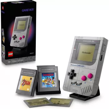 LEGO Retro dizaina būvkomplekts Game Boy 72046 – detalizēta modeļa kopija, displeja statīvs
