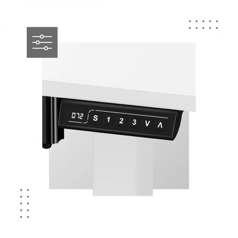 Elektriskais rakstāmgalds MA-Leader 7.0 Balts