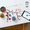 LEGO Icons Plūmju zieda dekoratīvais displeja komplekts 10369, Daudzkrāsains